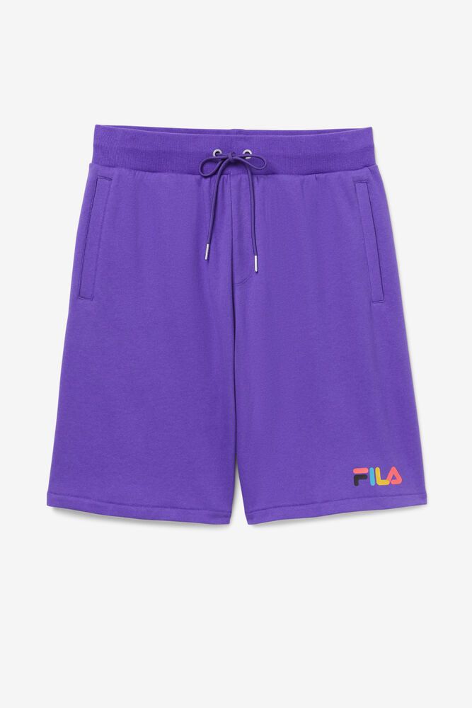 Fila Shorts Mens Purple - Donaver - Philippines 4608132-CR